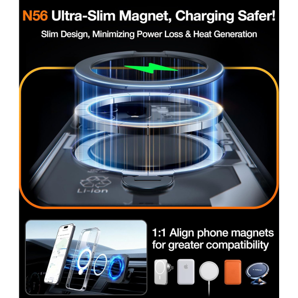 TORRAS Ostand Spin iPhone 15 Pro Max Klf-Clear