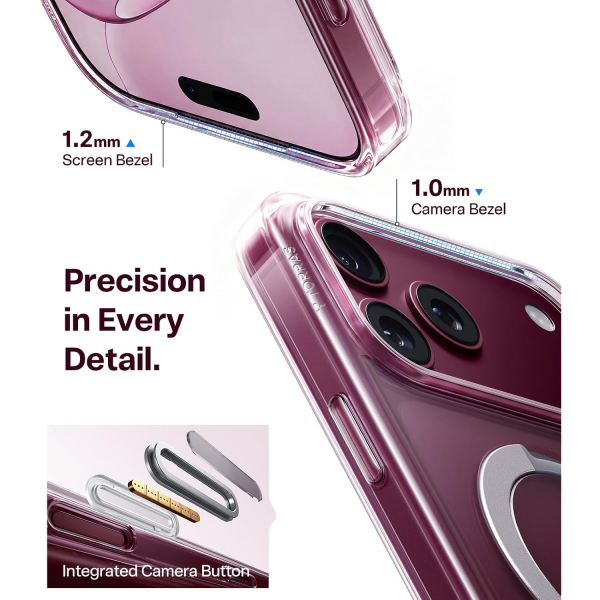 TORRAS Q3 Spin iPhone 18 Pro Max Standl� Manyetik K�l�f-Clear