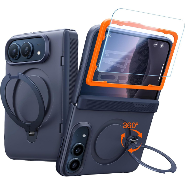 TORRAS Q3 Spin iPhone Duo Manyetik Standl� K�l�f