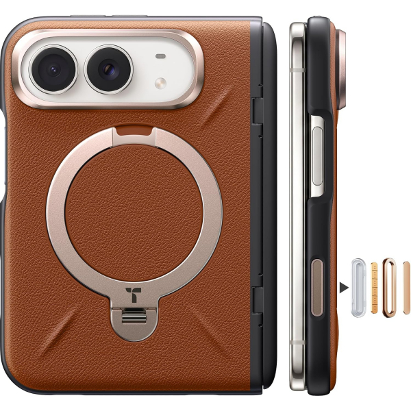 TORRAS Q3 VegSkin Slim iPhone Duo K�l�f -Brown