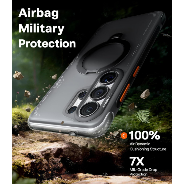 TORRAS Samsung Galaxy S26 Ultra Ostand Q3 Air K�l�f-Shadow Black