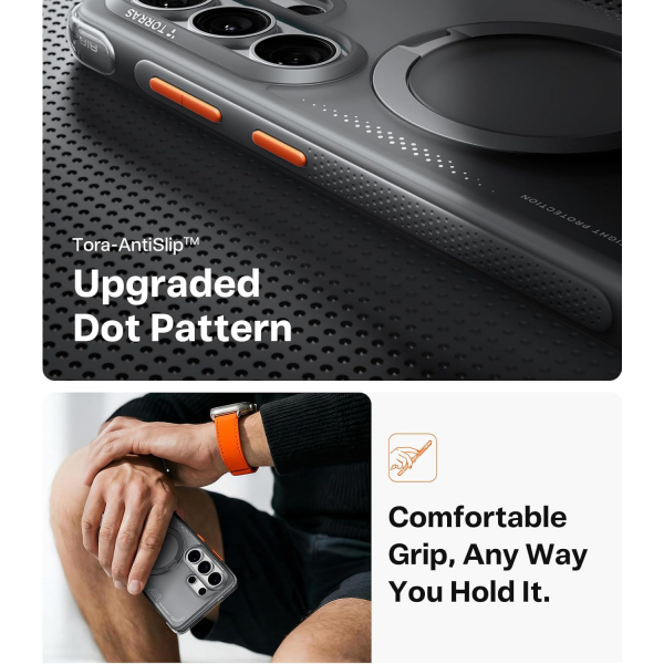 TORRAS Samsung Galaxy S26 Ultra Ostand Q3 Air K�l�f-Shadow Black