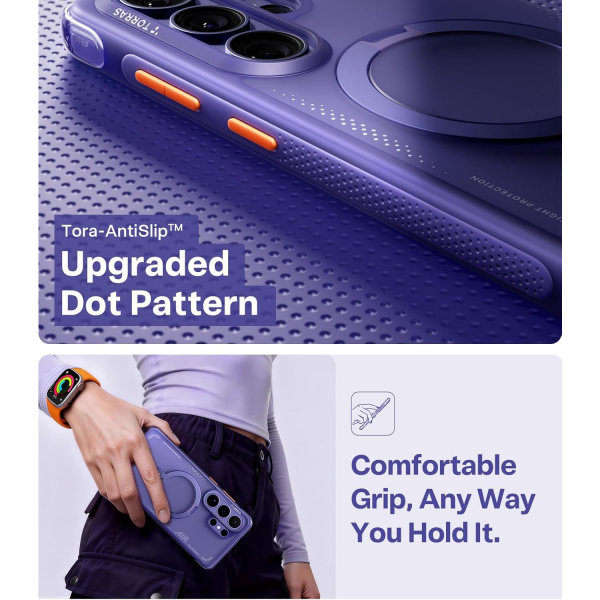 TORRAS Samsung Galaxy S26 Ultra Ostand Q3 Air K�l�f-Violet Surge