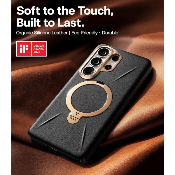 TORRAS Samsung Galaxy S26 Ultra Ostand Q3 VegSkin K�l�f-Black