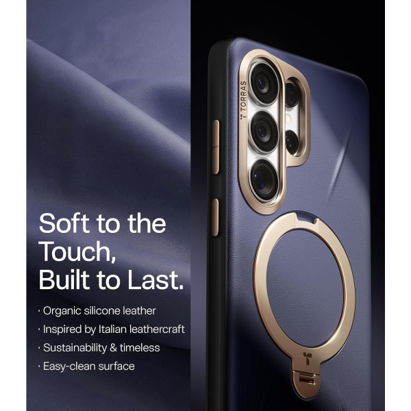 TORRAS Samsung Galaxy S26 Ultra Ostand Q3 VegSkin K�l�f-Purple