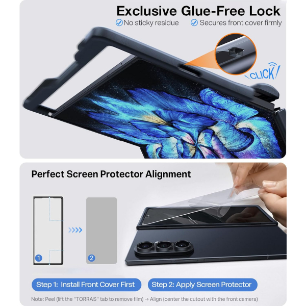 TORRAS Samsung Galaxy Z Fold 7 S Pen Uyumlu Klf 