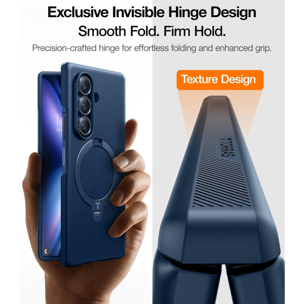 TORRAS Samsung Galaxy Z Fold 7 Standl� K�l�f -Blue