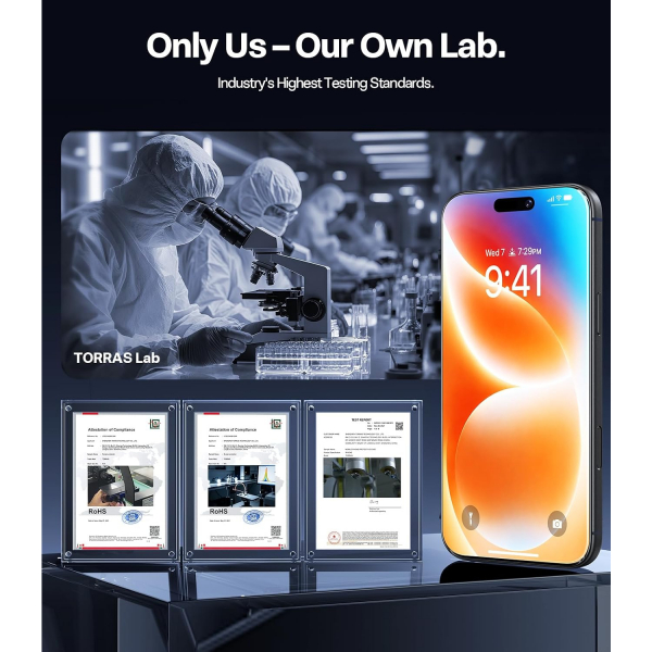 TORRAS Unbreakable iPhone 18 Pro Cam Ekran Koruyucu