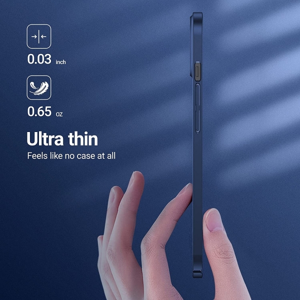 TORRAS iPhone 13 Pro Slim Fit Klf-Navy Blue