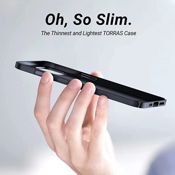 TORRAS iPhone 14 Plus Slim Fit Klf-Black