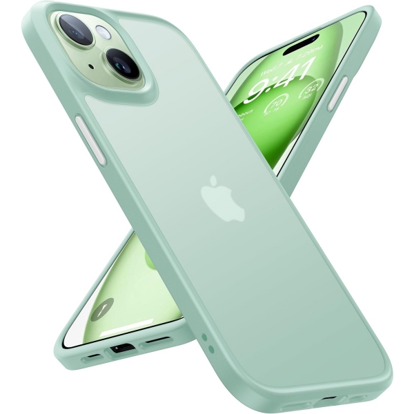 TORRAS Apple iPhone 15 Darbeye Dayankl Klf-Green
