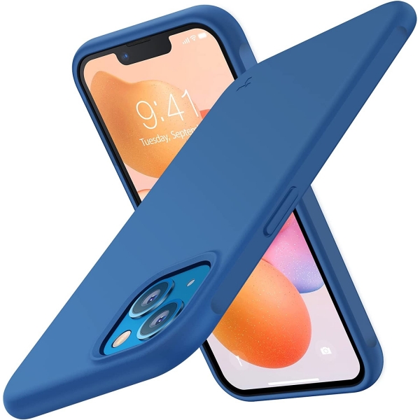 TORRAS iPhone 14 Silikon Klf -Ocean Blue