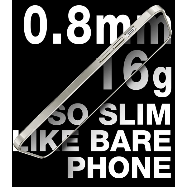 TORRAS iPhone 14 Pro Darbeye Dayanıklı Kılıf (Kristal)-Gold Silver