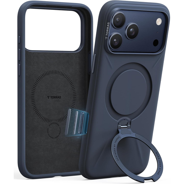 TORRAS iPhone 17 Pro Max Q3 Silikon Klf-Deep Blue
