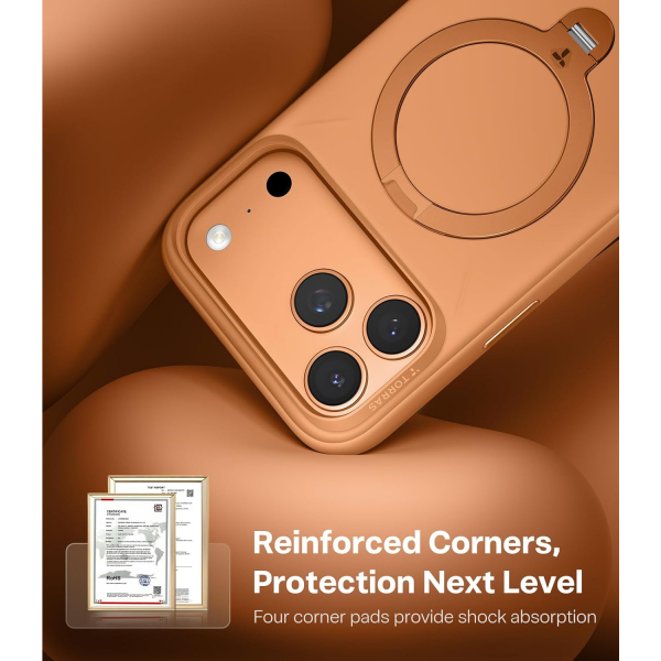 TORRAS iPhone 17 Pro Max Q3 Silikon Klf-Cosmic Orange