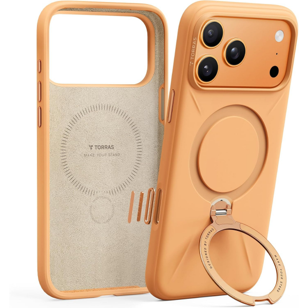 TORRAS iPhone 17 Pro Max Q3 Silikon Klf-Cosmic Orange