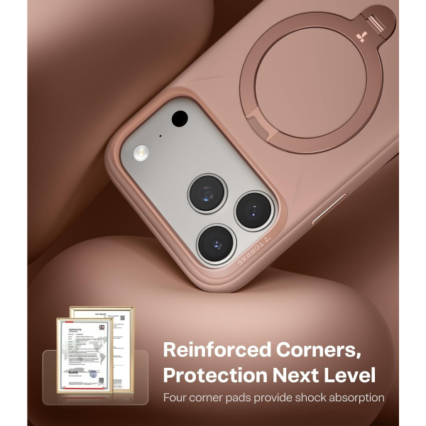 TORRAS iPhone 17 Pro Max Q3 Silikon Klf-Bliss Pink