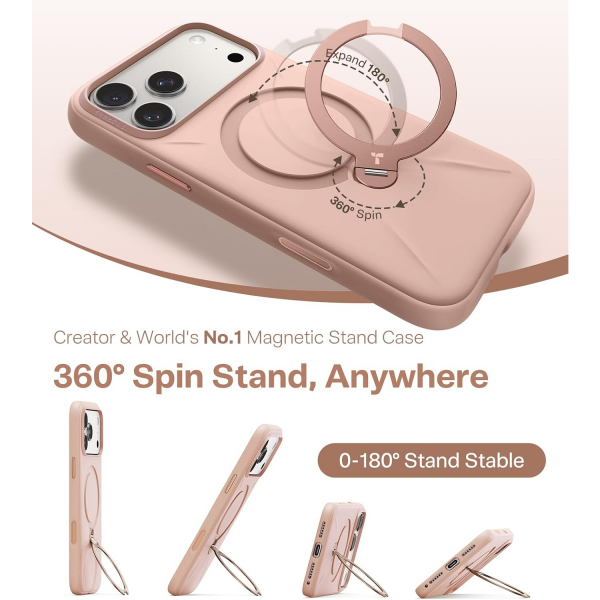 TORRAS iPhone 17 Pro Max Q3 Silikon Klf-Bliss Pink