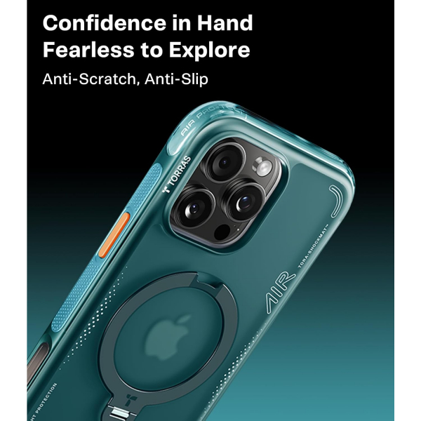 TORRAS iPhone 16 Pro Ostand Q3 Air K�l�f-Glacier Sprint