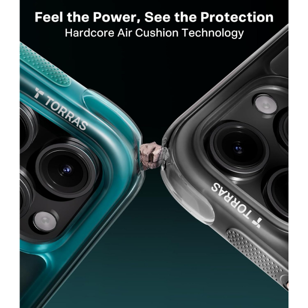 TORRAS iPhone 16 Pro Ostand Q3 Air K�l�f-Glacier Sprint