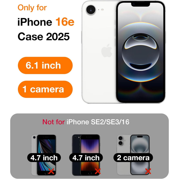 TORRAS iPhone 16e Guardian Klf-Clear