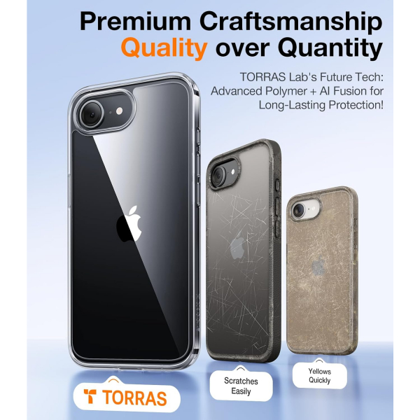 TORRAS iPhone 16e Guardian Klf-Clear