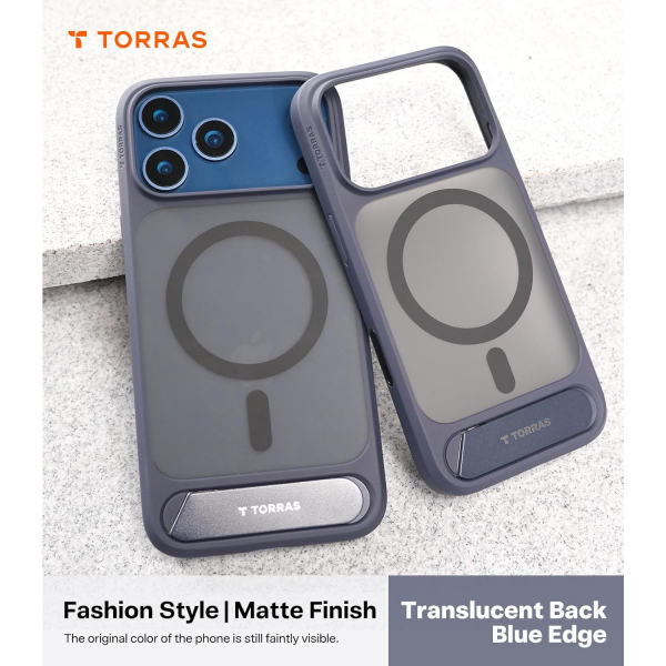 TORRAS iPhone 17 Pro Max Manyetik Klf-Blue