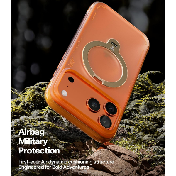 TORRAS iPhone 17 Pro Max Ostand Q3 Air Klf-Cosmic Orange