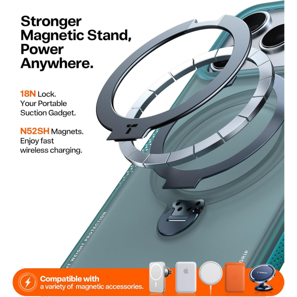 TORRAS iPhone 17 Pro Max Ostand Q3 Air Klf-Glacier Sprint