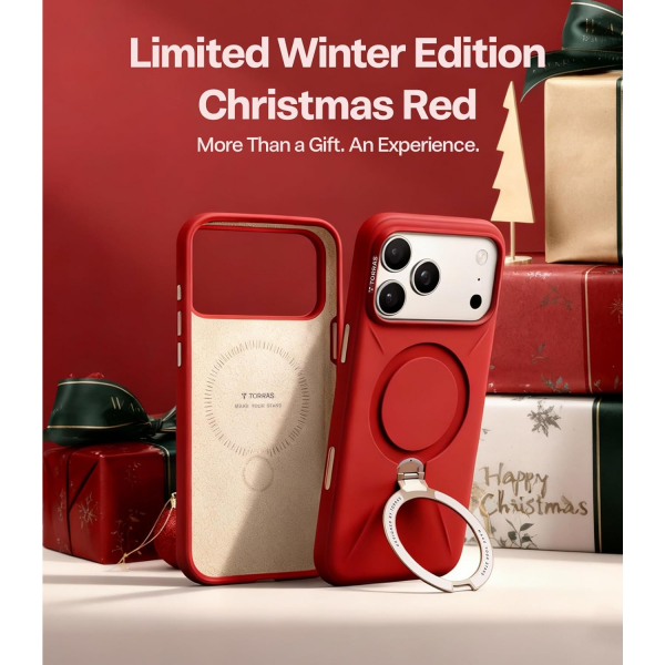TORRAS iPhone 17 Pro Max Q3 Silikon K�l�f-Red