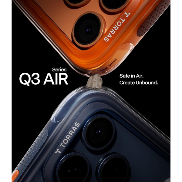 TORRAS iPhone 17 Pro Ostand Q3 Air Klf-Deep Blue