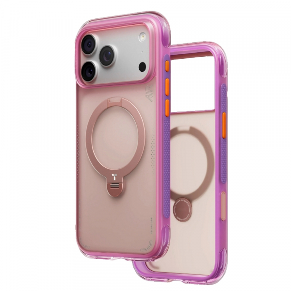 TORRAS iPhone 17 Pro Ostand Q3 Air K�l�f-Neon Pink