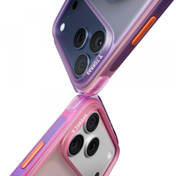 TORRAS iPhone 17 Pro Ostand Q3 Air K�l�f-Neon Pink