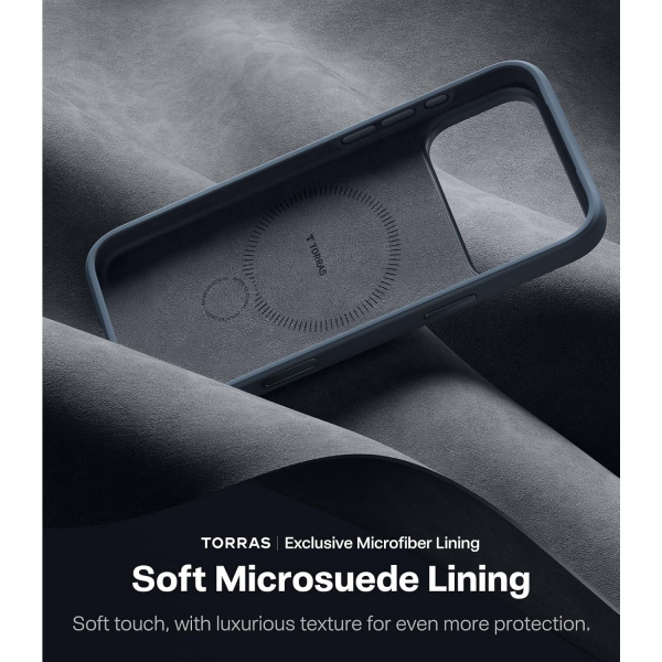 TORRAS iPhone 17 Pro Q3 Silikon Klf-Deep Blue