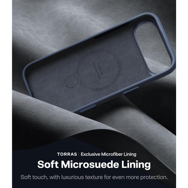 TORRAS iPhone Air Q3 Silikon Klf-Deep Blue