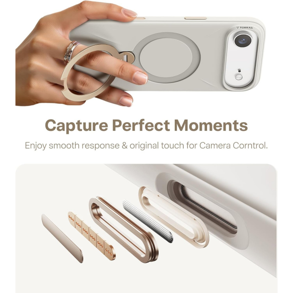 TORRAS iPhone Air Q3 Silikon Klf-Light Ivory