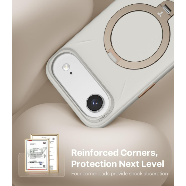 TORRAS iPhone Air Q3 Silikon Klf-Light Ivory
