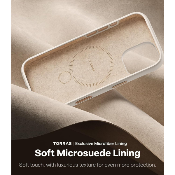 TORRAS iPhone 17 Q3 Silikon Klf-Ivory Gold