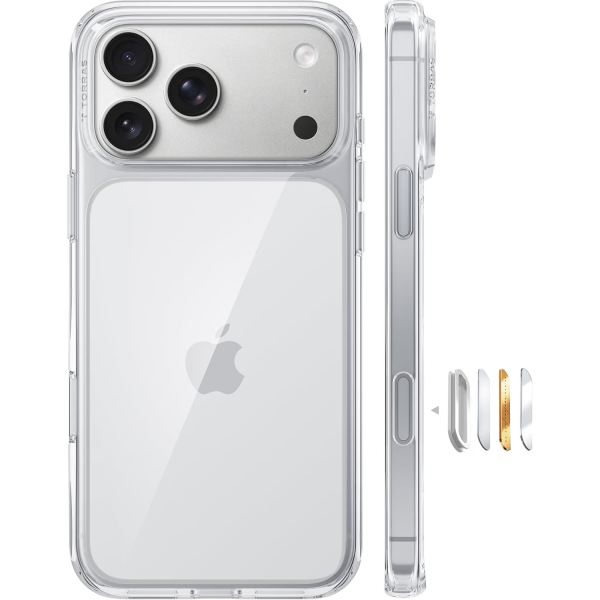 TORRAS iPhone 18 Pro Max Darbeye Dayan�kl� K�l�f-Clear