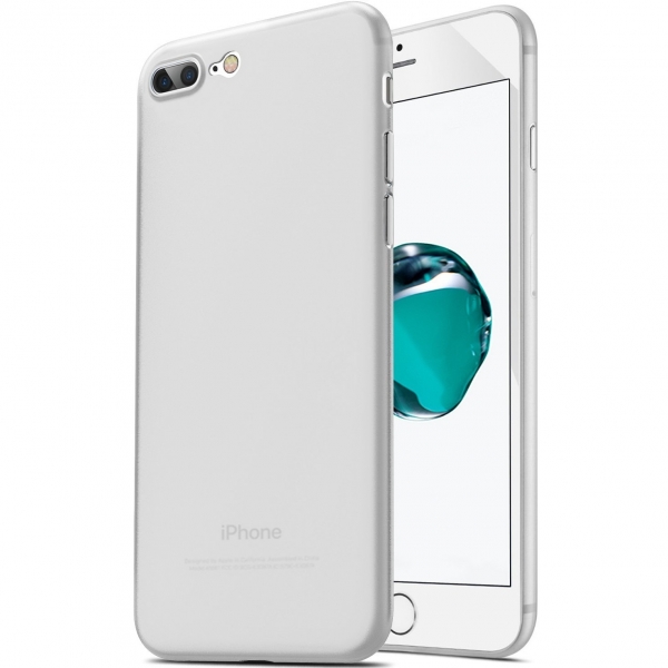 TOZO Apple iPhone 7 Plus Thinnest Hard Protect Klf-Matte Frost White 