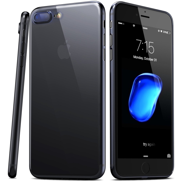 TOZO Apple iPhone 7 Plus Hard Bumper Klf-Jet Black