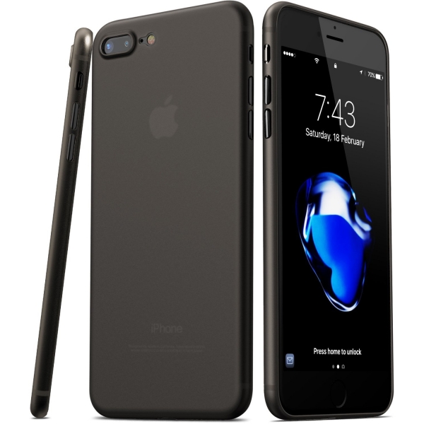 TOZO Apple iPhone 7 Plus Hard Bumper Klf-Matte Mocha Black