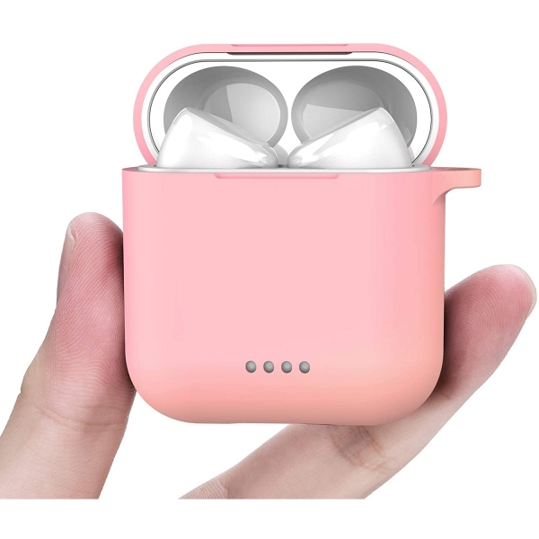 TOZO T6 Airpods Silikon Anahtarlkl Klf-Pink