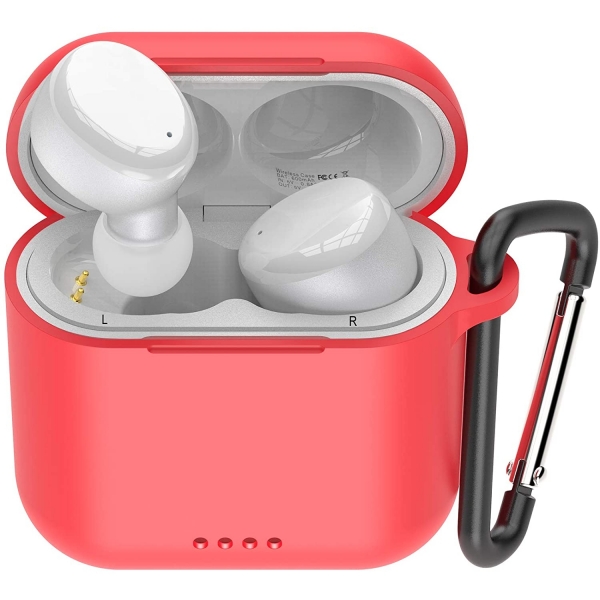 TOZO T6 Airpods Silikon Anahtarlkl Klf-Red