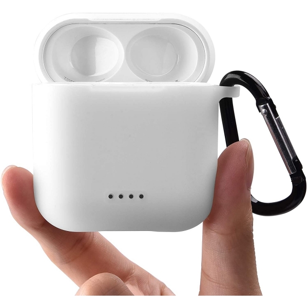 TOZO T6 Airpods Silikon Anahtarlkl Klf-White