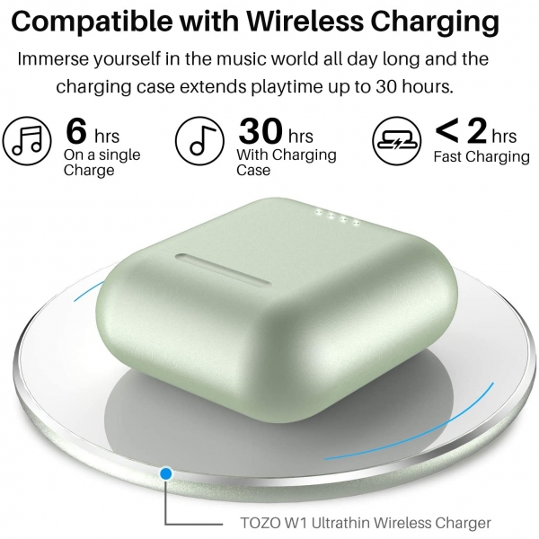 TOZO T6 Wireless Kulak i Kulaklk-Green