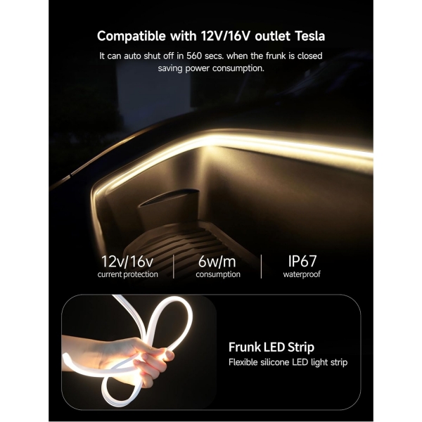 TPARTS Tesla Model 3 Uyumlu LED erit