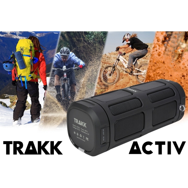 TRAKK ACTIV Bluetooth Bisiklet Hoparlr-Black