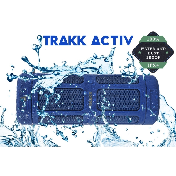 TRAKK ACTIV Bluetooth Bisiklet Hoparlr-Blue