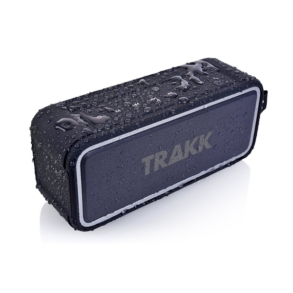TRAKK GO Su Geirmez Tanabilir Bluetooth Hoparlr-Black